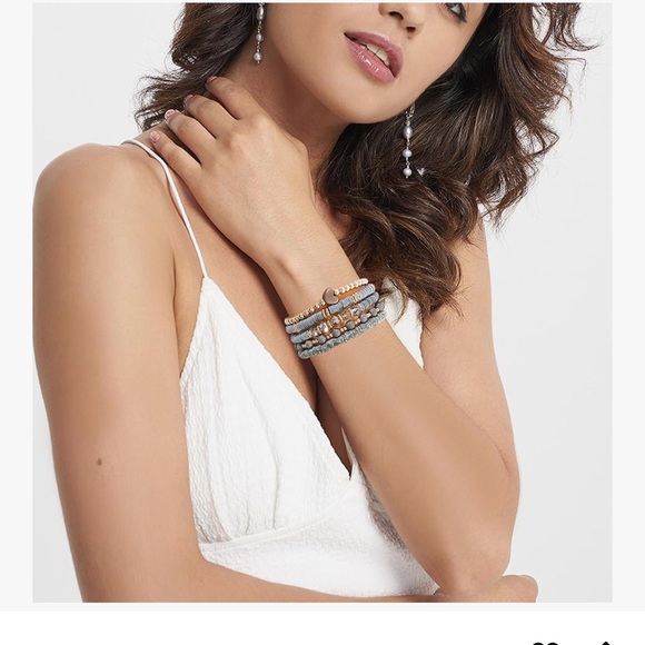 Beaded Stretch Bracelets for Women Stackable - Picture 5 of 6